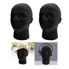 Man's Head Display Stand Male