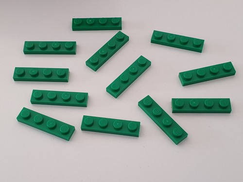 Lego platten 1x4 grün neu - platten,