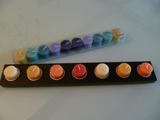 Kerzenhalter der Marke  IKEA in Holz, schwarz mit 17 Kerzen