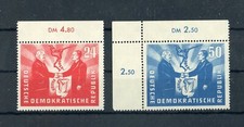 DDR Nr.284-285 ** RANDSATZ