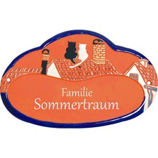 Keramik Schild 19,0 x 12,0 cm