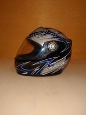 Shark Motorrad Helm XL silber/schwarz/blau