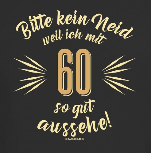 Geburtstag herren shirt - 60.geburtstag, t-shirt