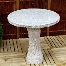 Gartentisch granit gebogen - granit,