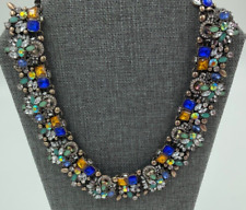 ZARA Wunderschöne prunkvolle Statementkette * Strass bunt * Aurora borealis *