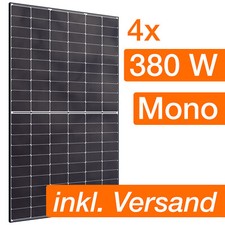 4er-Set 4x 380 WP - PV-Modul