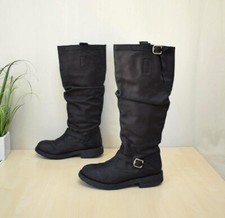 robuste FUSHION Fettleder Stiefel Gr. 39 Bikerstiefel Motorrad Boots