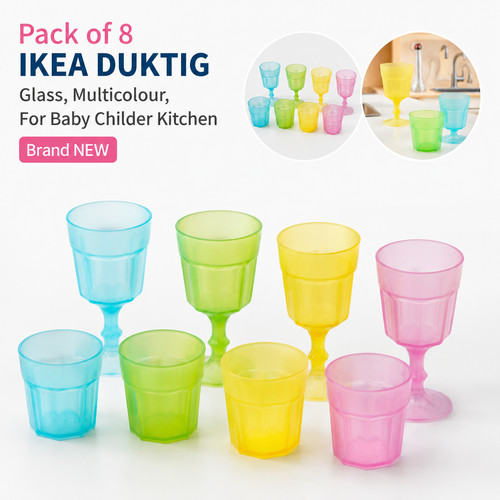 8er pack ikea duktig glas - pack,