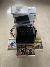 Sony PlayStation 3 Slim 320GB PS3 Konsole schwarz CECH-3004B mit 4 Spiele, Top 