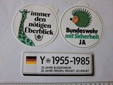 3 Aufkleber Bundeswehr 30