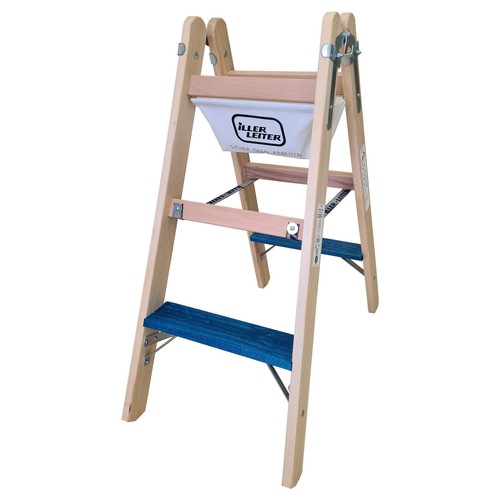 Iller holz stufenstehleiter - holz,