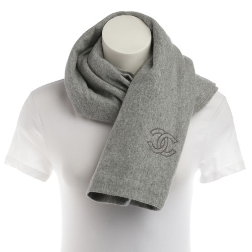 Chanel schal grau sehr gut - grau,