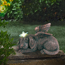 Solar hund engel gartendeko - solar,