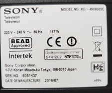 Smart TV SONY KD-49X8005 (Lautsprecher, Cable Flex)