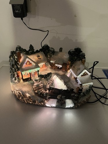 Elektrisches weihnachtsdorf - elektrisches,