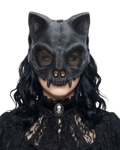 Skelett katzen maske - skelett, –