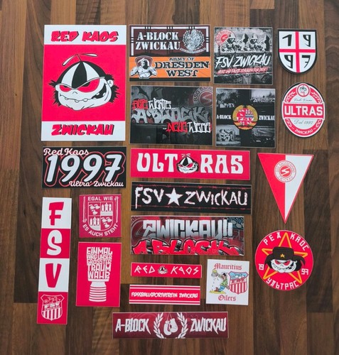 Fsv zwickau aufkleber red - fsv,
