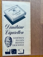 Dimitrino Cigaretten Besten der Welt Original 1964 Vintage Advert Werbung