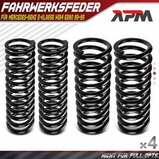 4x Federn Fahrwerksfeder Vorne Hinten für Mercedes-Benz E-Klasse W124 E280 93-95