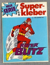 ROTER BLITZ-Aufkleber aus dem Ehapa Supie-Shop der 70er/80er Jahre.