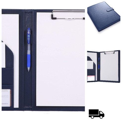 Klemmbrettmappe blau mit - klemmbrettmappe,
