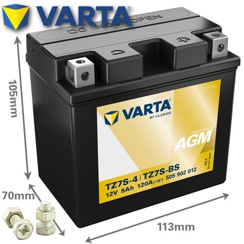 Batterie für honda 125 v - xl,
