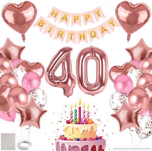 Deko geburtstag frauen - 40.,