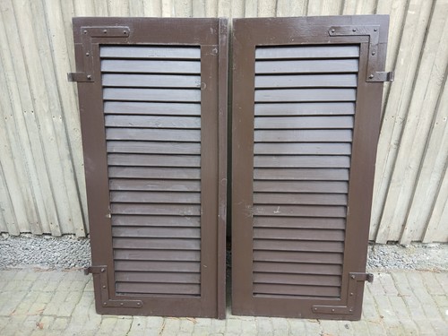 Paar fensterladen holz - paar,
