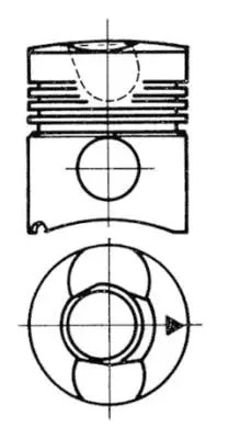 Kolben 92334800 kolbenschmidt - 92334800,