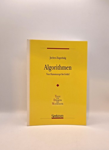 Jochen ziegenbalg algorithmen - jochen,