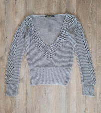 Damen V-Kragen Pullover