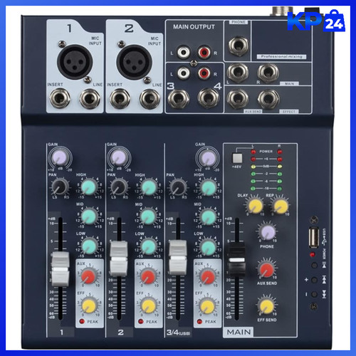 Mixer kanal bus mit - 4-kanal, 2-bus