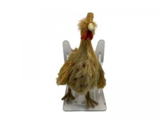 Künstler Stofftier Huhn 12 cm. - Top Zustand. 