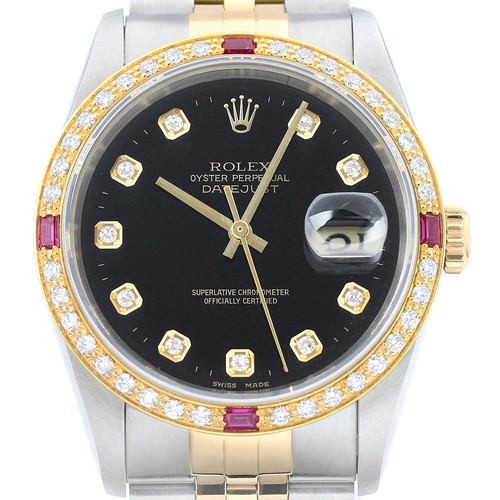 Rolex datejust 18k - gelbgold, &