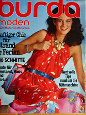 altes Burda Modeheft Ausgabe 6 von 1979 komplett mit Anleitung + Schnittmuster