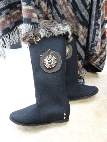 Sale schwarze filzstiefel - ,