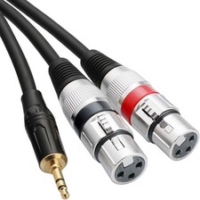 3m Stereo-Mini Jack XLR Buchse