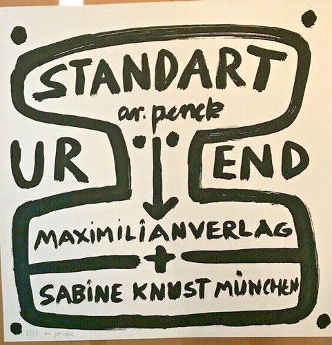 Penck lithographie - a.r.,