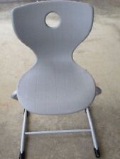 Schülerstuhl VS Freischwinger SH 5 grün, 43 cm Sitz-Lehnenschale, Kinder Stuhl