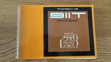 Owners Manual/ Betriebsanleitung für Porsche 911 T 2,2 ltr. in englisch