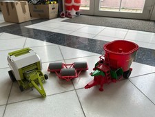 ★★ 3 Anhänger Claas Rollant 250 Rundballenpresse Strautmann Verti-Mix 1050 ★★