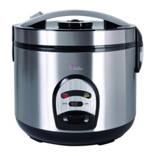 Bikitchen Cook 200 Reiskocher Edelstahl 700 Watt ca. 4 Liter Warmhalte-Funktion 
