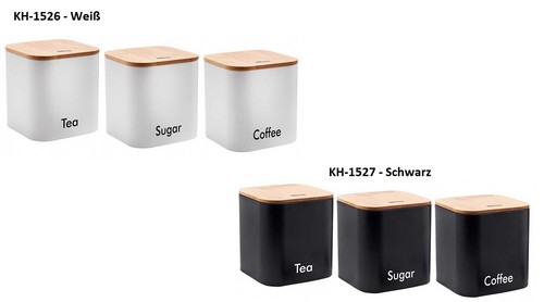 Kinghoff tlg behälter set - 3-tlg, behälter-set