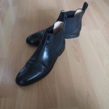 DAMEN Chelsea Boots Schuhe GR. 38 Stiefeletten SCHWARZ MELVIN HAMILTON