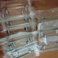 Möbelgriffe Konvolut Aus Glas 