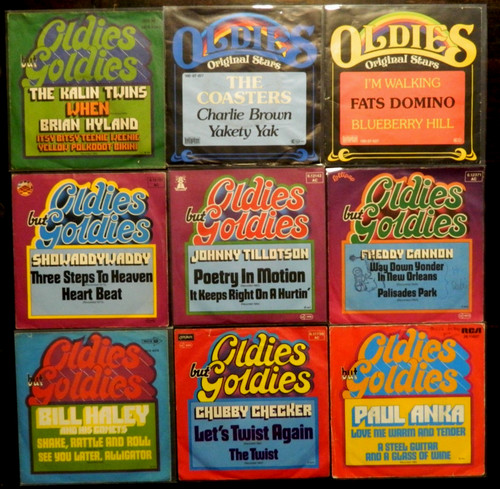 Rock roll singles - 9,