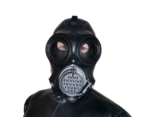 Schwarze gummi fetisch 7m - schwarze,