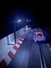 10x Lampen Carrera Digital 124 132 - Beleuchtung Rennbahn, Flutlicht Slotcar