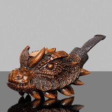 MUXIANG Handmade Briar Tabakpfeife Rustic Freehand Pfeife Carved Highend Pipe