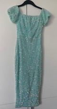 Abendkleid pailetten türkis - abendkleid,